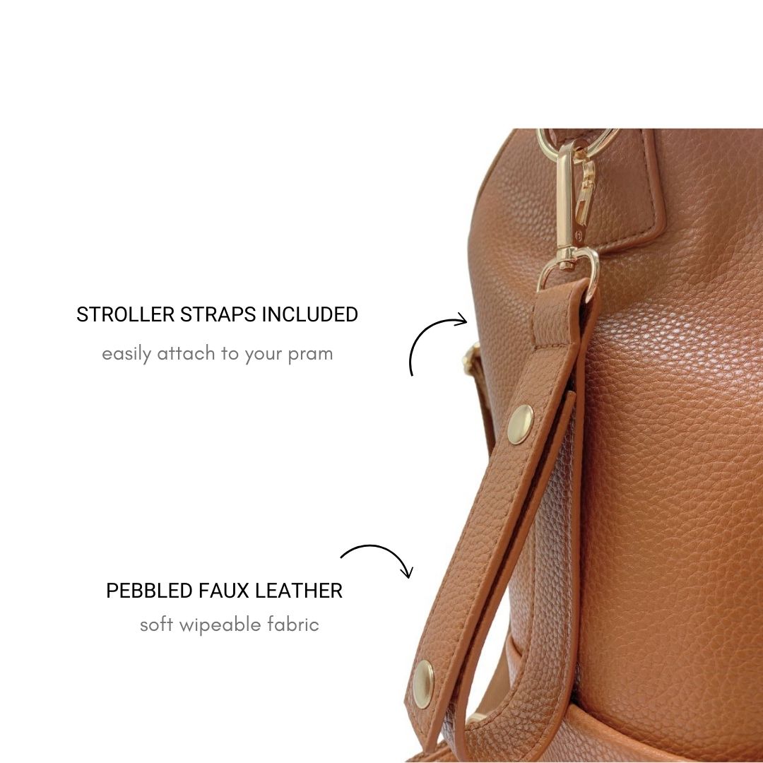 Mabel Diaper Bag Tan