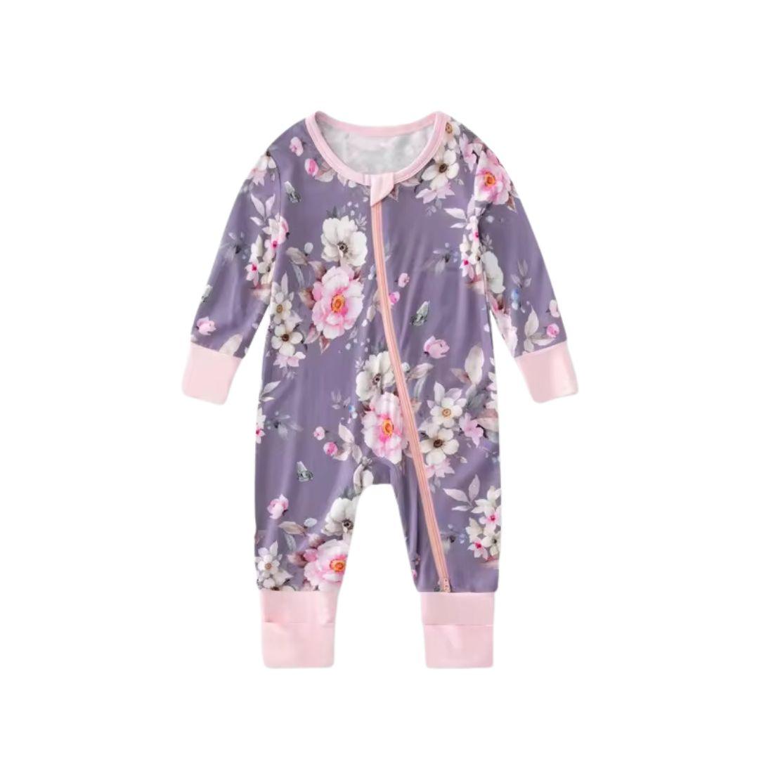 Sleepsuit Purple Floral