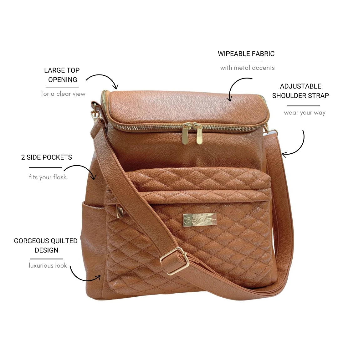 Mabel Diaper Bag Tan