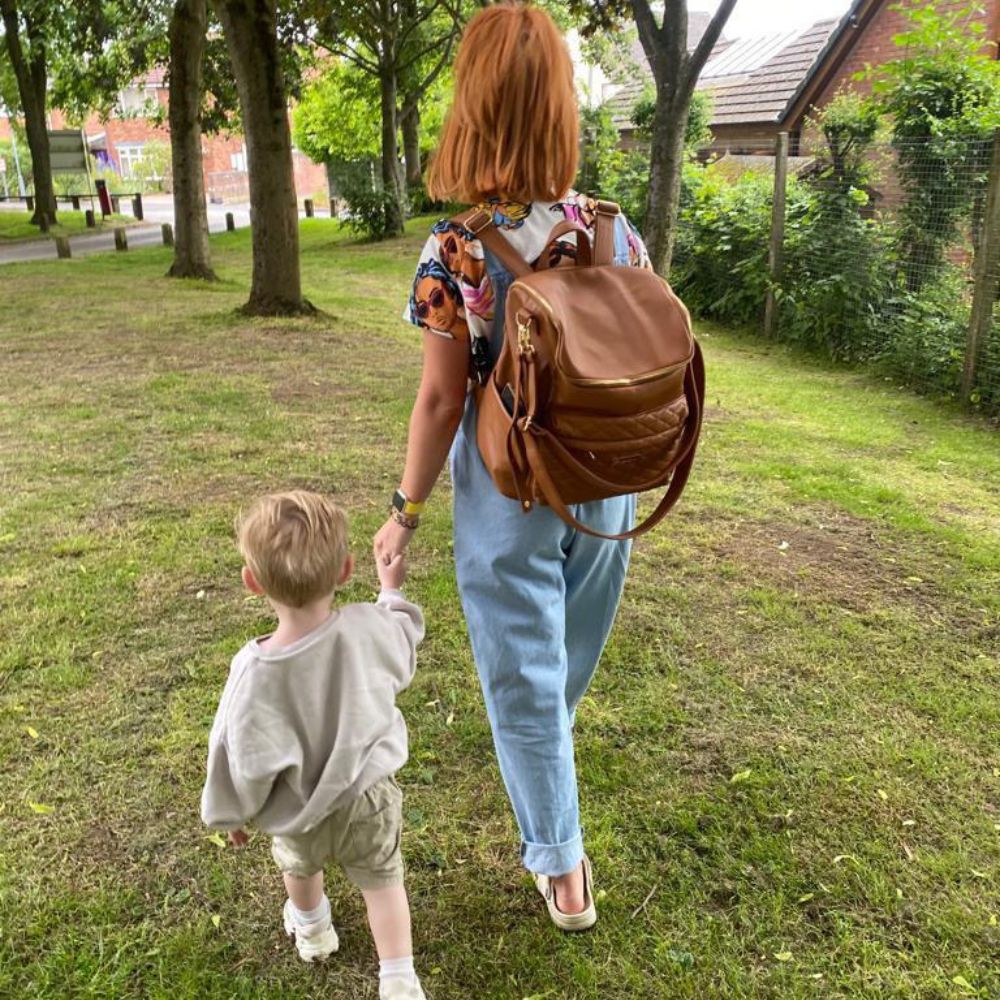 Mabel Diaper Bag Tan
