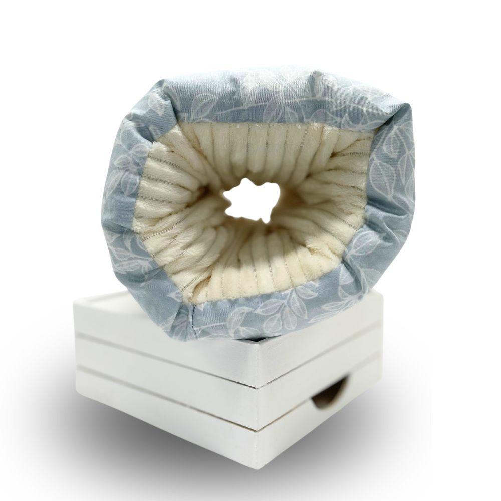 Soft arm nursing pillow providing comfortable support for feeding a baby