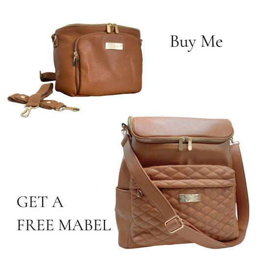 The Caddy Sling Bag 'Tan' GET A FREE MABEL LIMITED STOCK