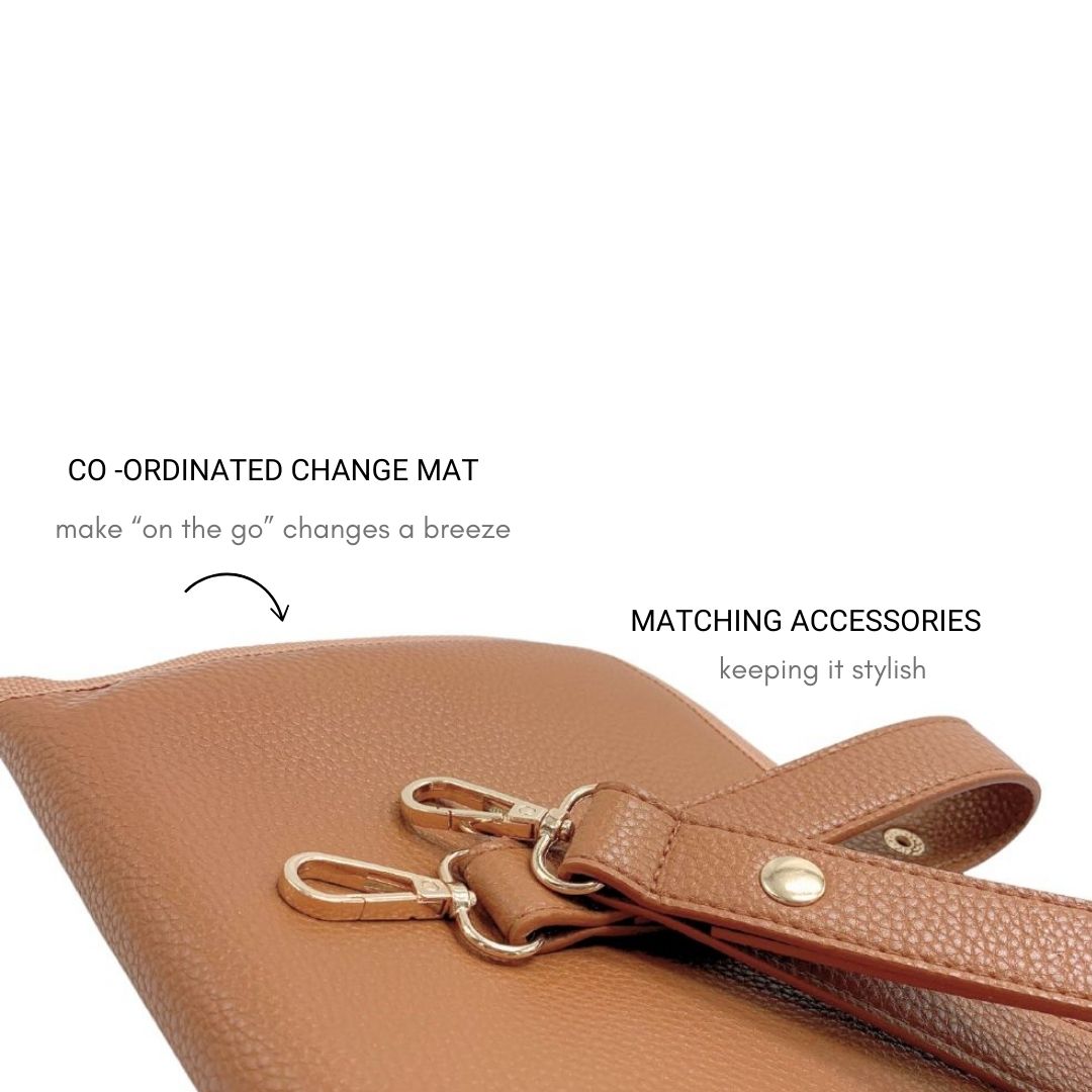 Mabel Diaper Bag Tan