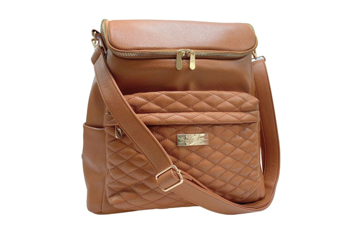 Mabel Diaper Bag Tan + FREE Sling Worth $55